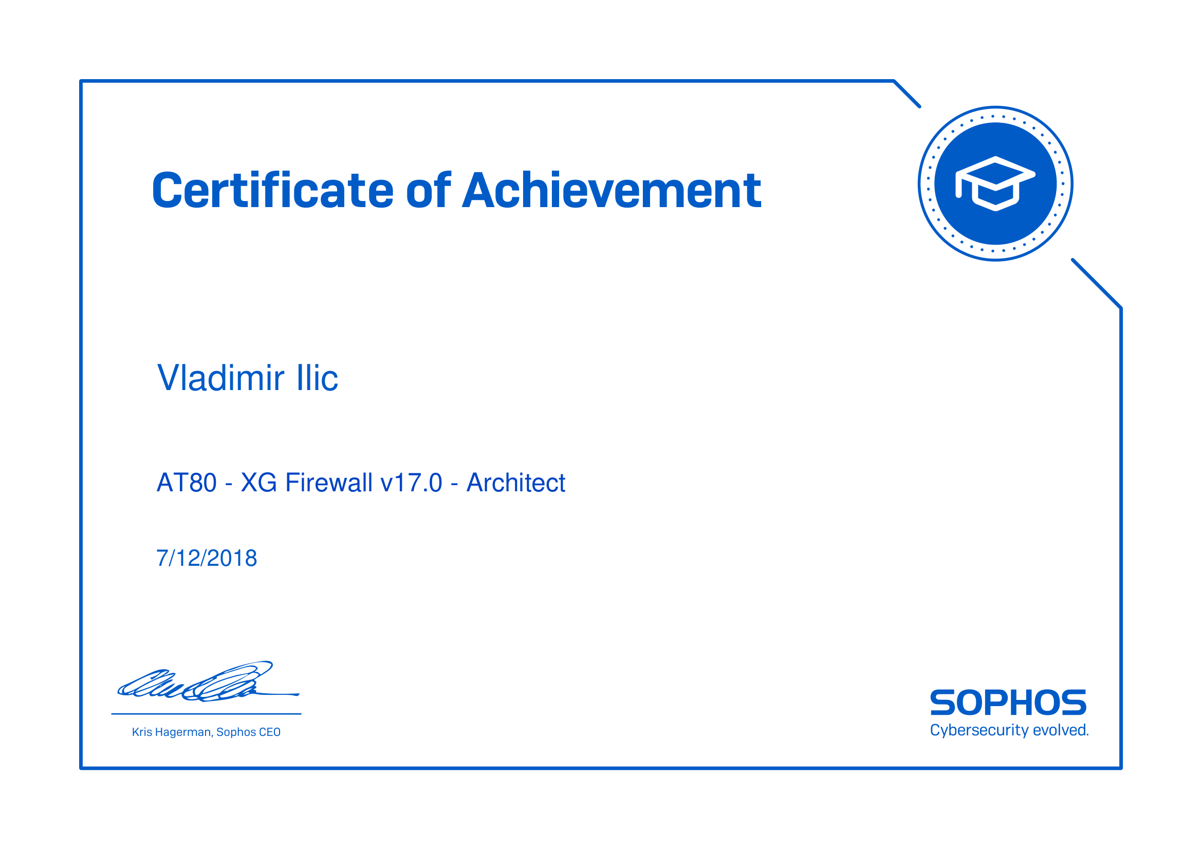 Sophos XG Firewall Architect