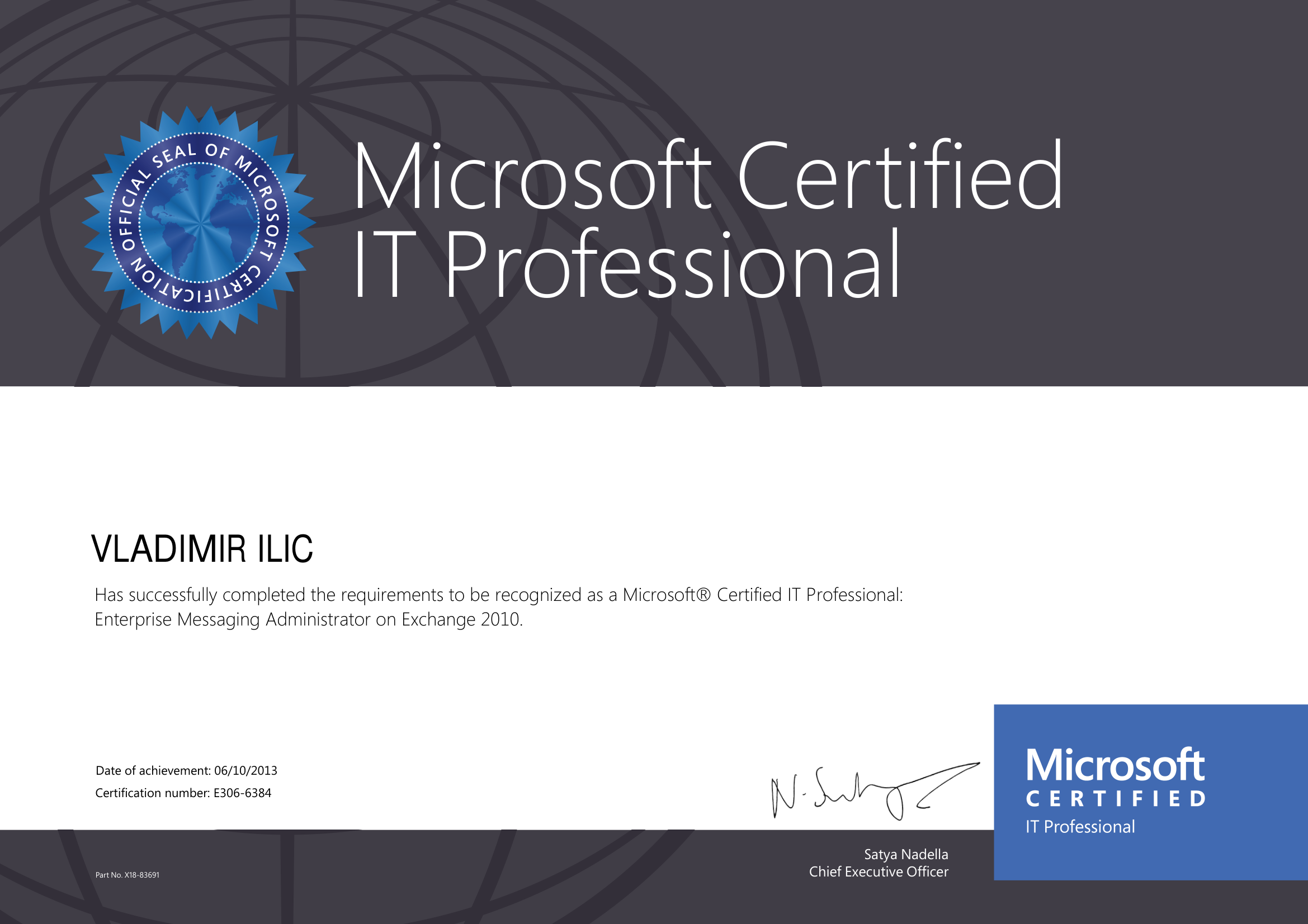 MCITP - Enterprise Messaging Administrator on Exchange