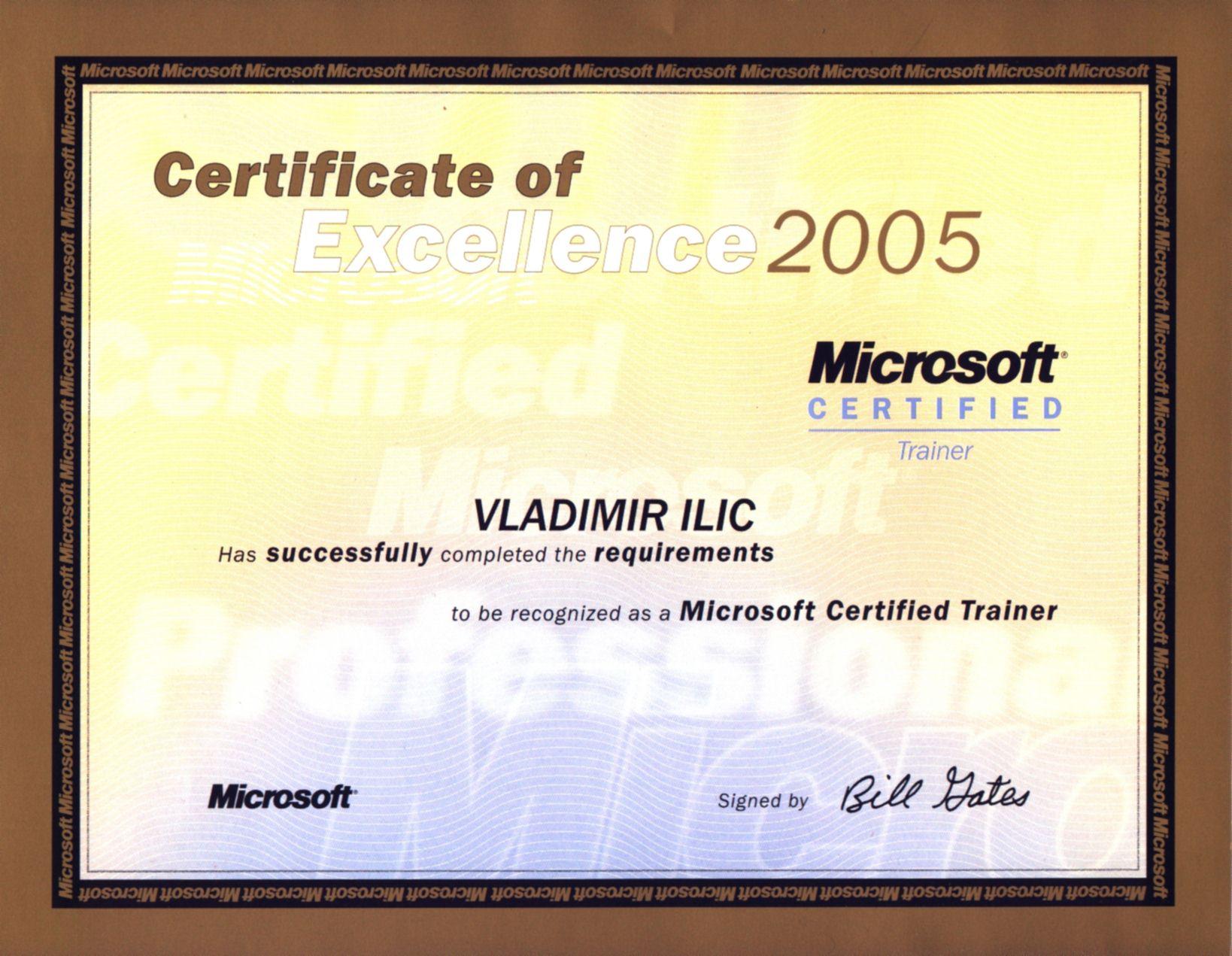 Microsoft Certified Trainer